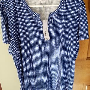 New With Tags Liz Claiborne Ladies SizeXXL Blouse